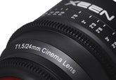 24mm T1.5 Wide Angle XEEN Pro Cinema Lens XN24-PL